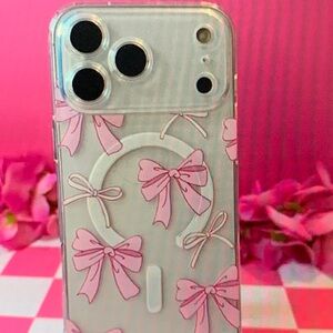 Casetify Pink Bow Phone Case